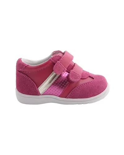 Nina Mobility By  Everest Leather Sneaker In Pink