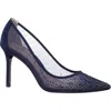 Nina Nalia Pointed Toe Pump In Navy