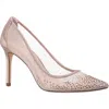 Nina Nalia Pointed Toe Pump In Taupe