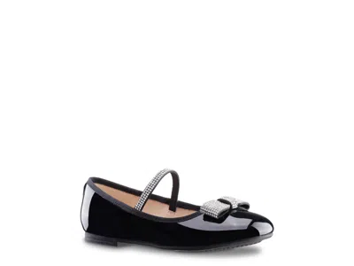 Nina Nami Mary Jane Flat Kids' In Black