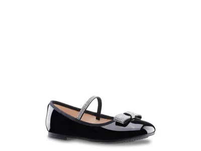 Nina Nami Mary Jane Flat Kids' In Black