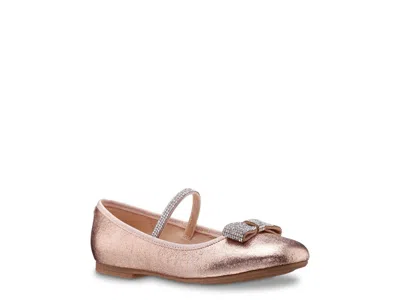 Nina Nami Mary Jane Flat Kids' In Rose Gold Metallic