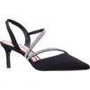 Nina Nela Slingback Pointed Toe Pump In Black