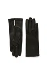 Nina Nieves Women's Corto Black Lambskin Gloves In Black