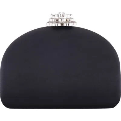 Nina Nivi Frame Clutch In Black
