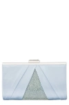 Nina Ophelia Frame Clutch In Air Blue