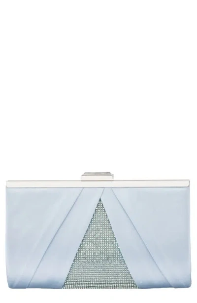 Nina Ophelia Frame Clutch In Air Blue