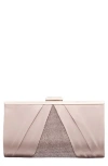 Nina Ophelia Frame Clutch In Brown