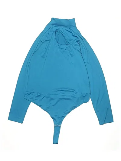 Pre-owned Nina Parker Bodysuit In Teal