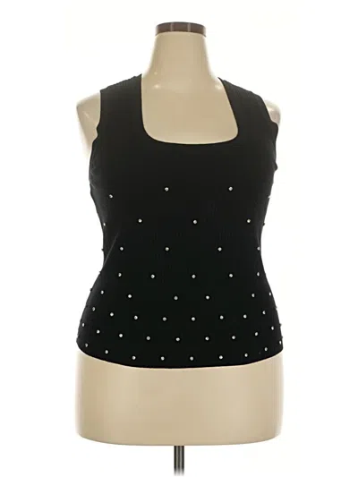 Pre-owned Nina Parker Cardigan Sweater In Black