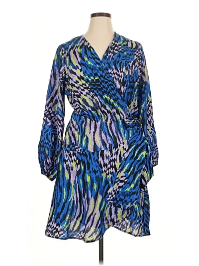 Pre-owned Nina Parker Casual Dress In Blue