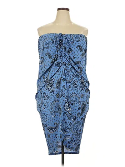 Pre-owned Nina Parker Cocktail Dress In Blue