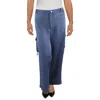 Nina Parker Plus Womens Pocket Polyester Cargo Pants