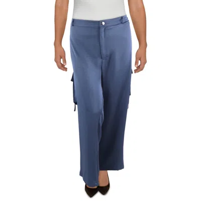 Nina Parker Plus Womens Pocket Polyester Cargo Pants