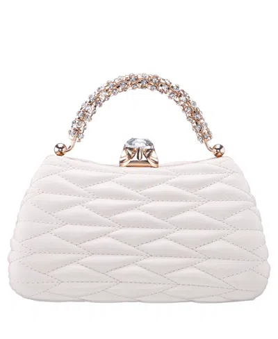 Nina Quilted Minaudiere Handle Clutch Bag