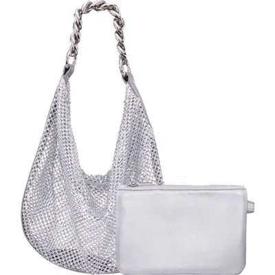 Nina Racquel Shoulder Bag In Metallic