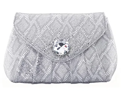 Nina Rebel Clutch In Silver