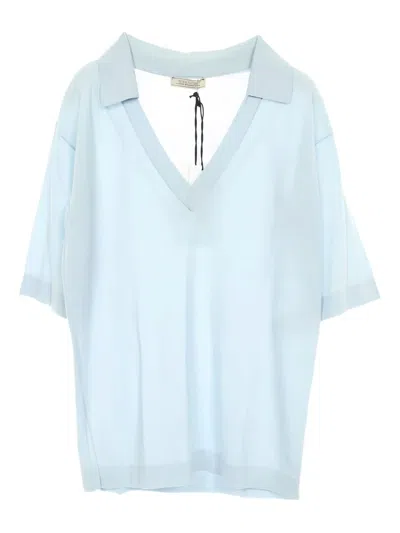 Pre-owned Nina Ricci 2010 Short Sleeve Knitwear In Blue