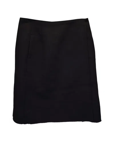 Nina Ricci A-line Skirt In Black Wool