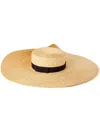 Nina Ricci Asymmetric Raffia Hat In Neutrals