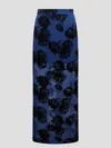 Nina Ricci Floral Print Maxi Skirt