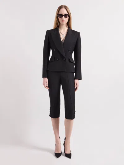 Nina Ricci Black Jacquard Blazer