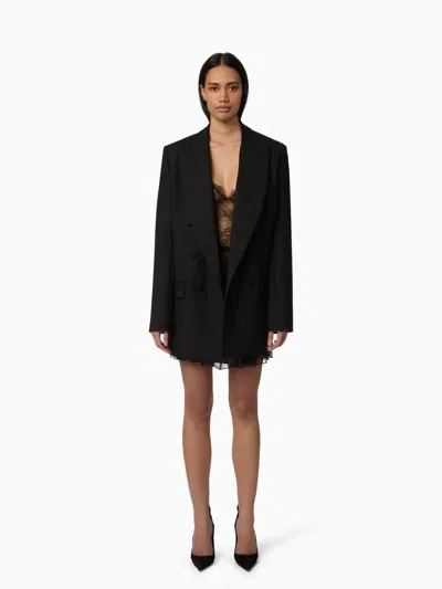 Nina Ricci Black Oversized Tailored Blazer
