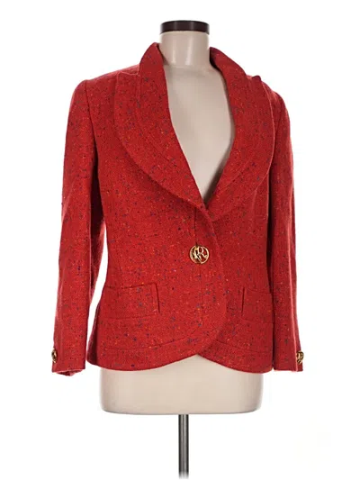 Pre-owned Nina Ricci Blazer Jacket In Red