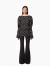 Nina Ricci Blouse À Manches Bouffantes