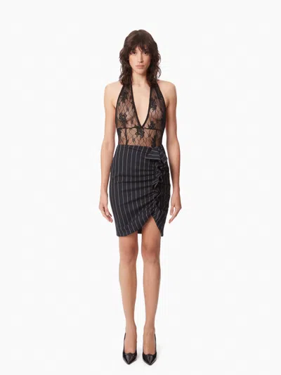 Nina Ricci Lace Bodysuit In Black