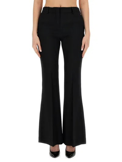 Nina Ricci High-rise Cady Bootcut Pants In Black