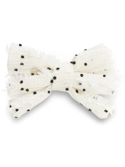 Nina Ricci Bow-shaped Har Clip In White