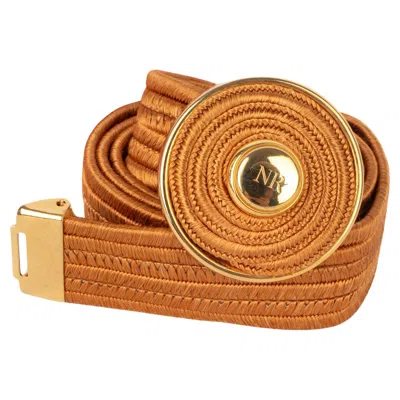 Pre-owned Nina Ricci Brown Vintage Belt