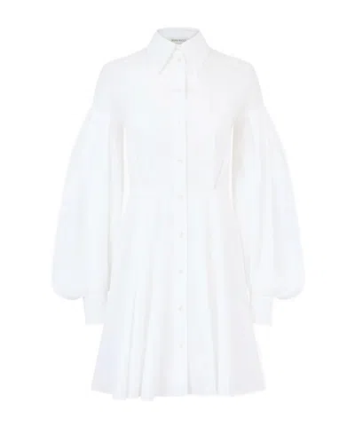 Nina Ricci Button-up Shirtdress In White