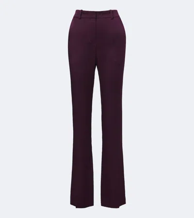 Nina Ricci Cady Flared Pants In Purple