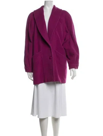 Pre-owned Nina Ricci Cashmere Jacket In Purple