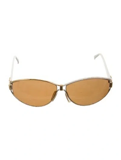 Pre-owned Nina Ricci Cat-eye Gradient Sunglasses In Multi