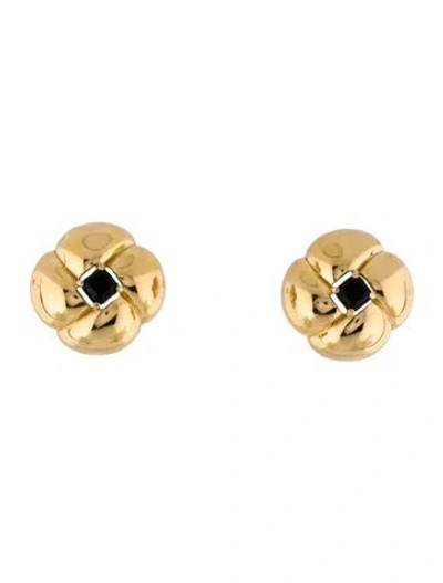 Pre-owned Nina Ricci Clip-on Earrings In Black