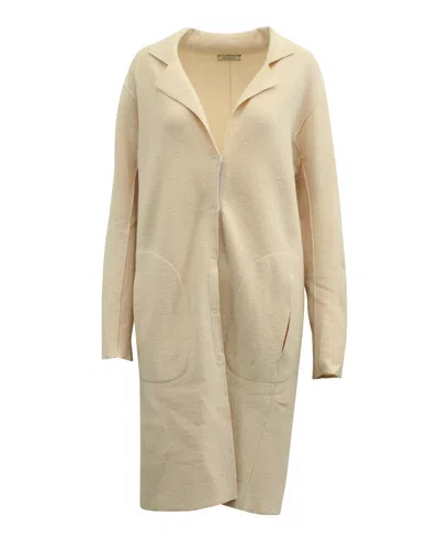 Nina Ricci Coat In Beige Virgin Wool In Neutral