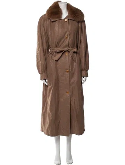 Pre-owned Nina Ricci Coat In Neutral