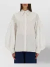 Nina Ricci Collared Shirt Puff Sleeves
