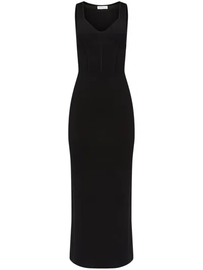 Nina Ricci Corset Detail Dress In Black