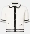 Nina Ricci Three Quarters Sleeves Cardigan Xxl In White