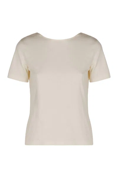 Nina Ricci Cotton Crew-neck T-shirt In White