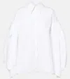 Nina Ricci Cotton Poplin Shirt In White
