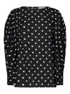 Nina Ricci Polka-dot Mini-dress In Black