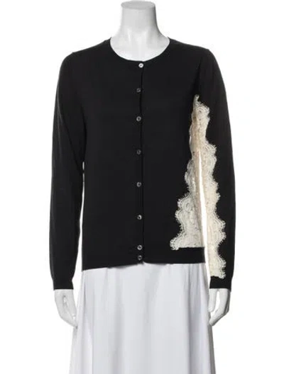 Pre-owned Nina Ricci Crew Neck Sweater In Black