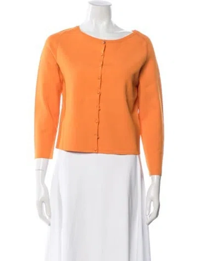 Pre-owned Nina Ricci Crew Neck Sweater In Orange