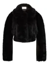 Nina Ricci Cropped Jacket In Black