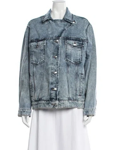 Pre-owned Nina Ricci Denim Jacket In Blue